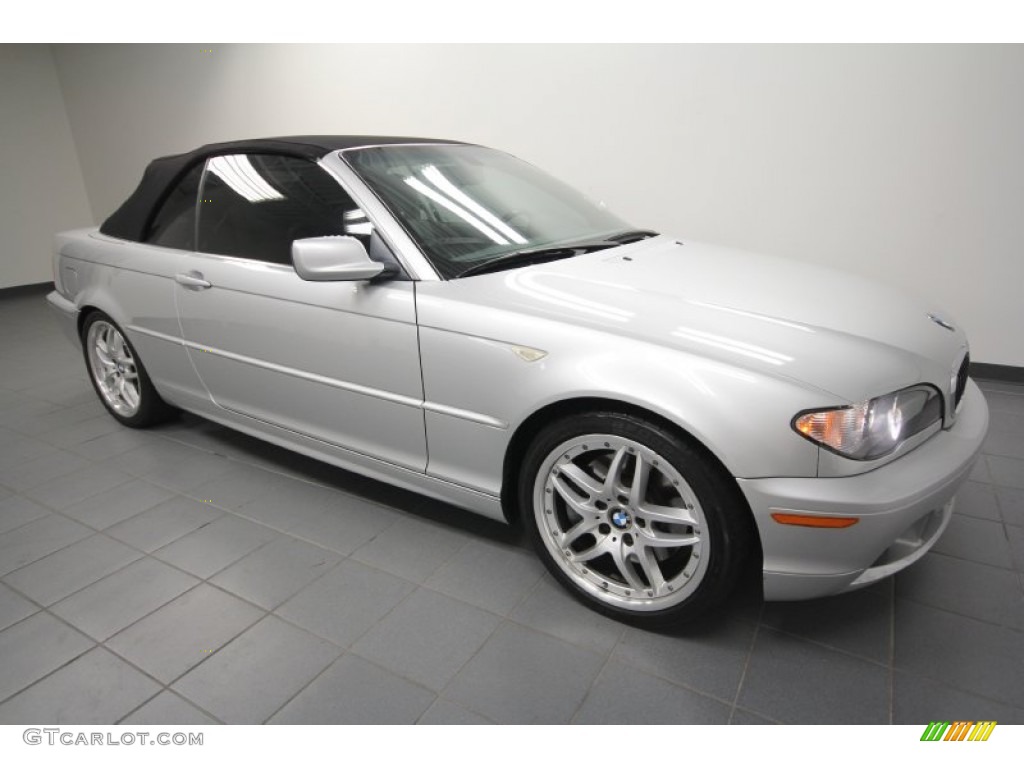 2006 3 Series 330i Convertible - Titanium Silver Metallic / Grey photo #10