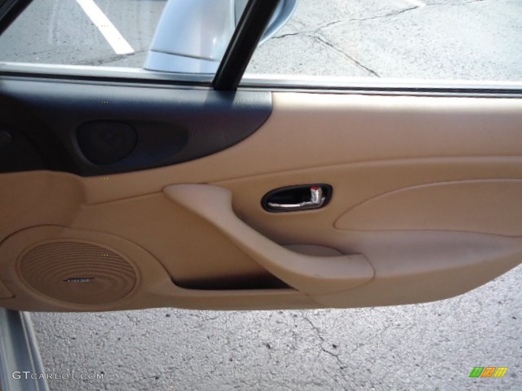 2002 MX-5 Miata LS Roadster - Crystal Blue Metallic / Saddle Brown photo #7