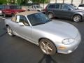 2002 Crystal Blue Metallic Mazda MX-5 Miata LS Roadster  photo #8