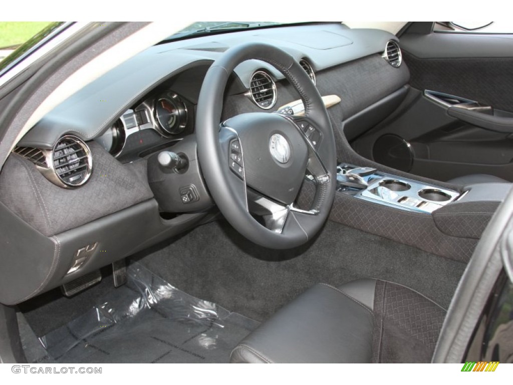 2012 Fisker Karma EcoSport Black Onyx Monotone Dashboard Photo #64871153
