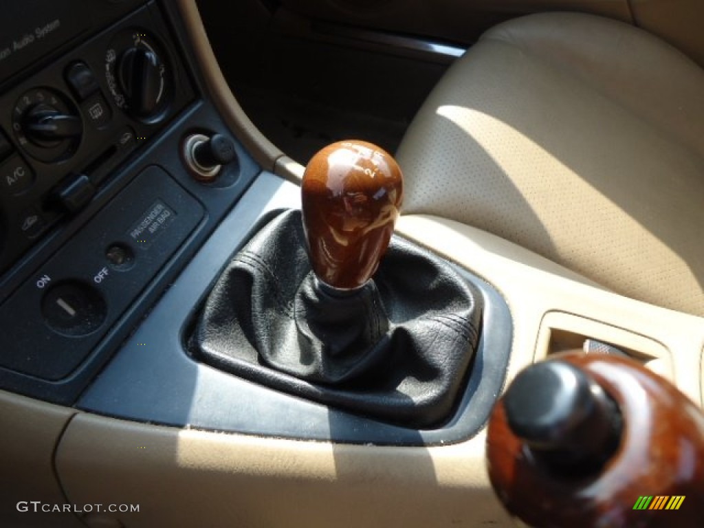 2002 MX-5 Miata LS Roadster - Crystal Blue Metallic / Saddle Brown photo #15