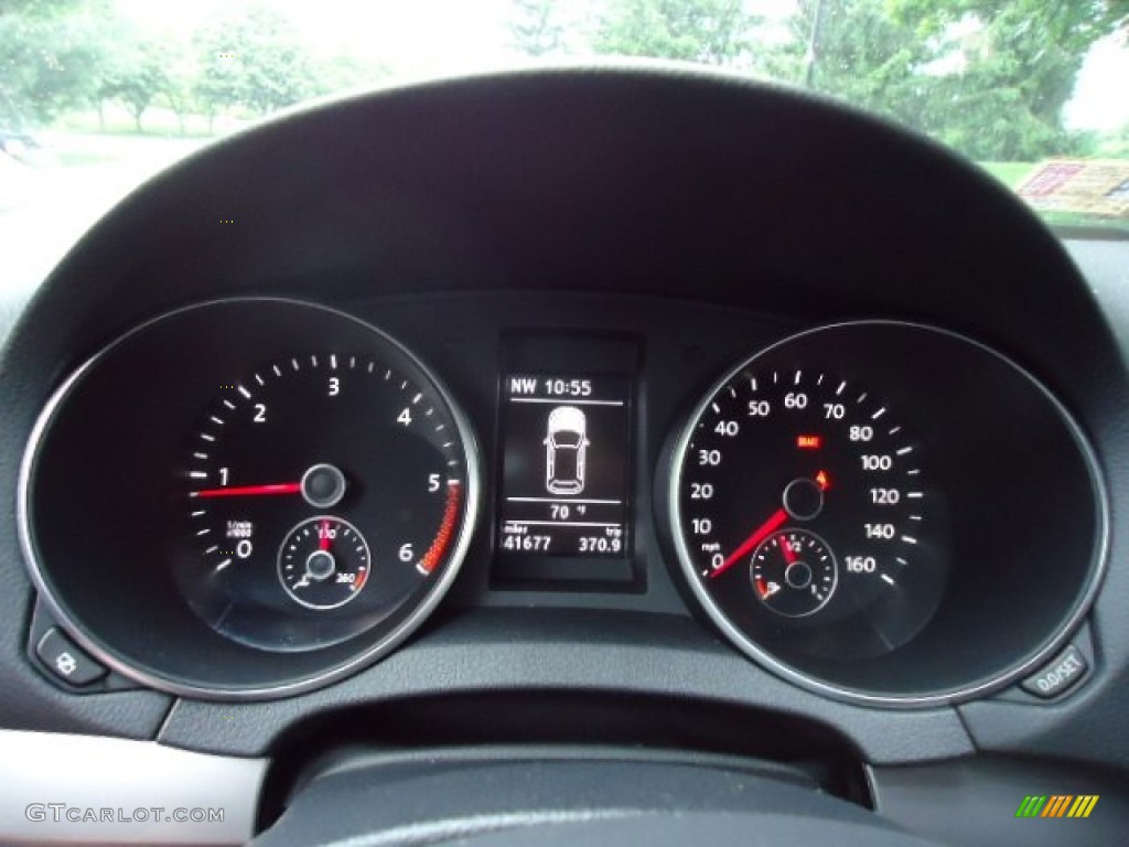 2011 Volkswagen Golf 2 Door TDI Gauges Photo #64871540