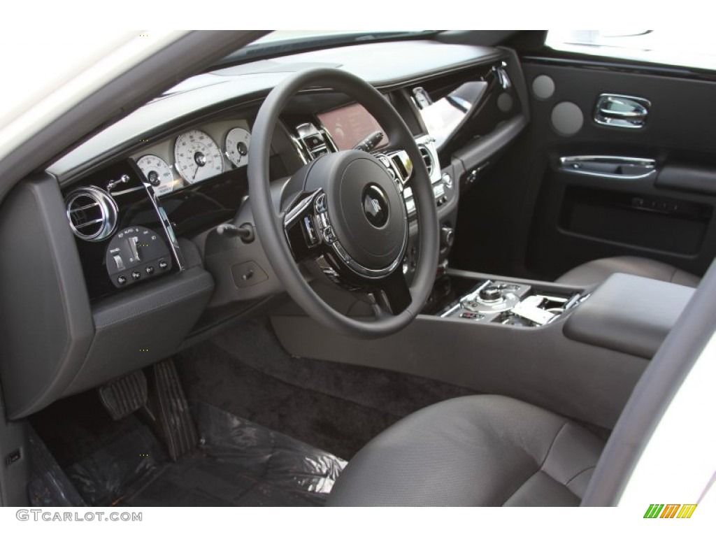 Black Interior 2012 Rolls-Royce Ghost Extended Wheelbase Photo #64871825