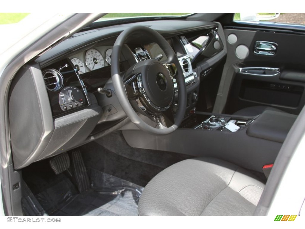 Black Interior 2012 Rolls-Royce Ghost Extended Wheelbase Photo #64871912