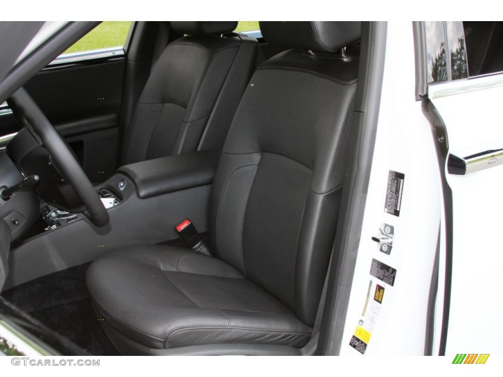 Black Interior 2012 Rolls-Royce Ghost Extended Wheelbase Photo #64871924