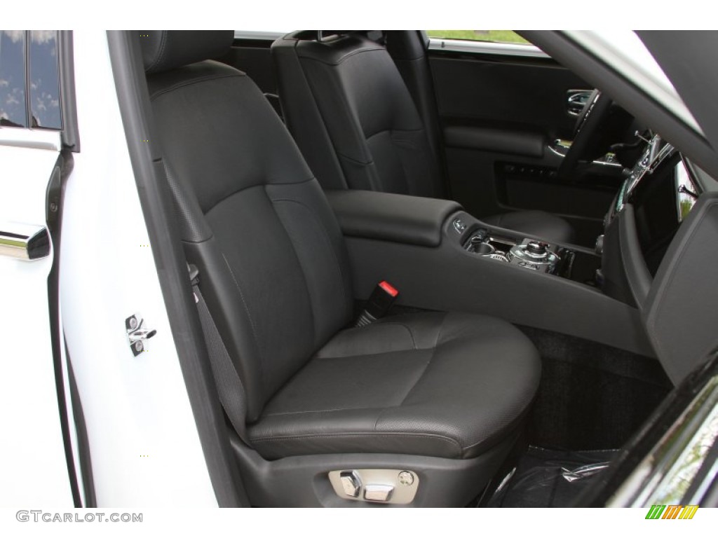 Black Interior 2012 Rolls-Royce Ghost Extended Wheelbase Photo #64872125