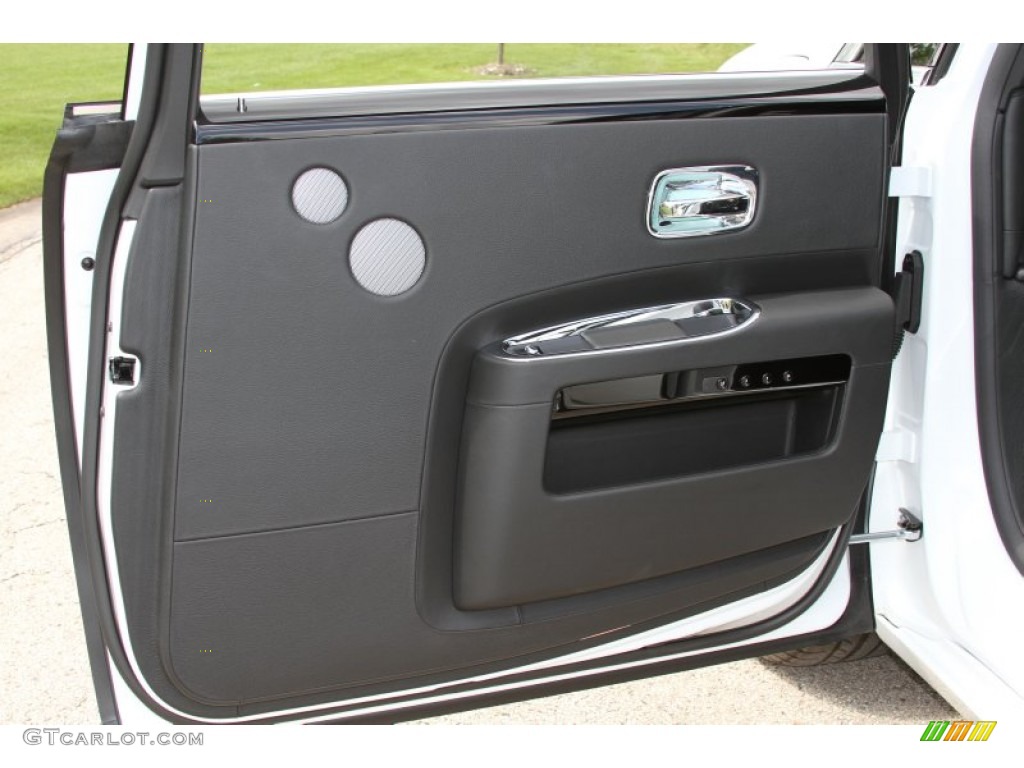 2012 Rolls-Royce Ghost Extended Wheelbase Black Door Panel Photo #64872155