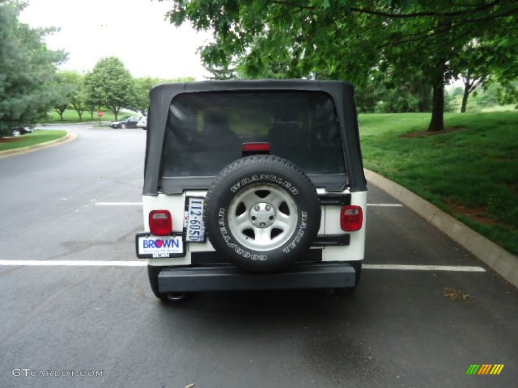 2004 Wrangler Sport 4x4 - Stone White / Dark Slate Gray photo #6
