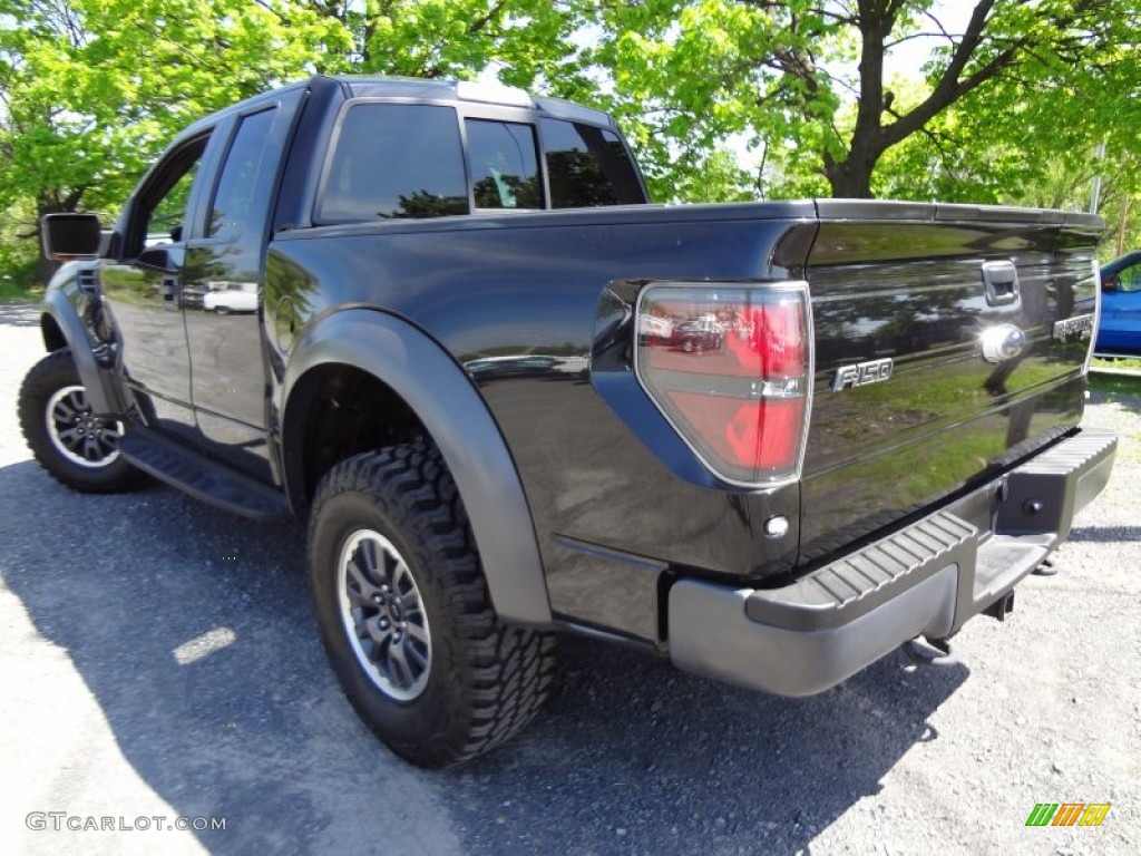 2010 F150 SVT Raptor SuperCab 4x4 - Tuxedo Black / Raptor Black photo #3