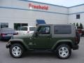 2009 Jeep Green Metallic Jeep Wrangler Sahara 4x4  photo #3