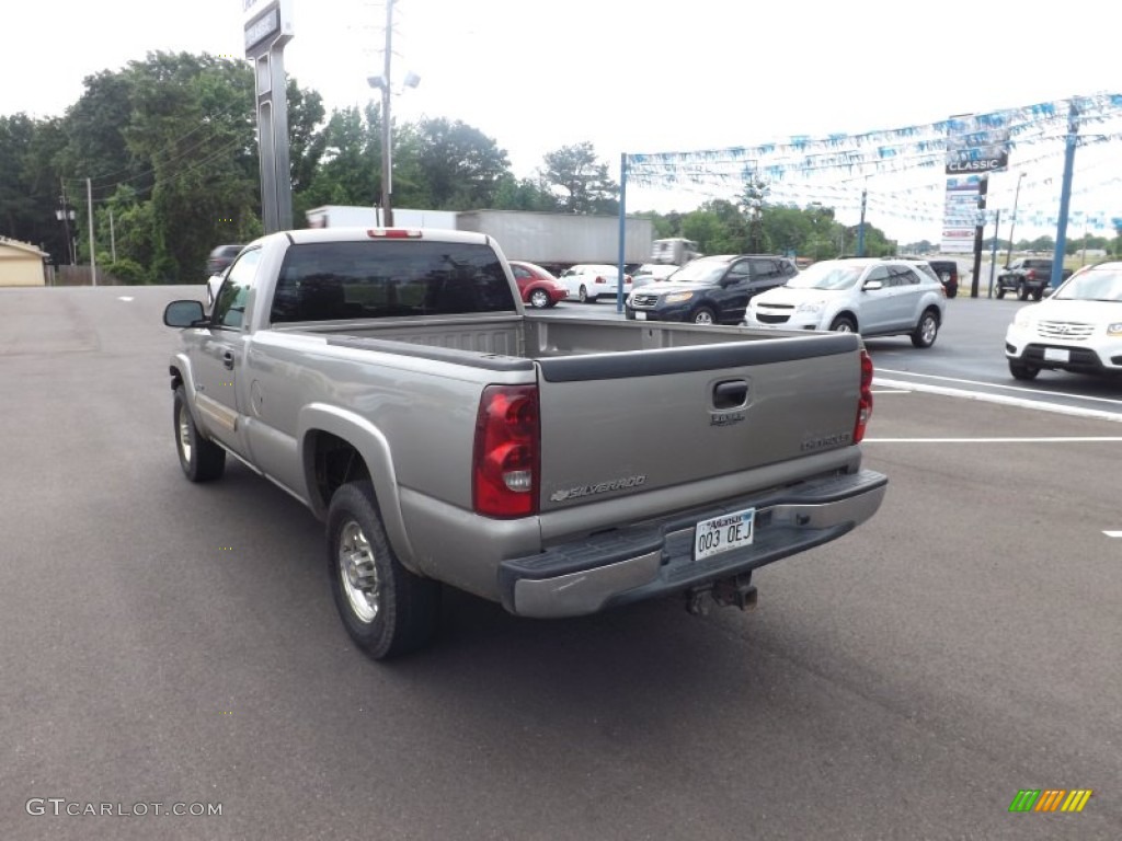 2003 Silverado 2500HD LS Regular Cab - Light Pewter Metallic / Tan photo #3