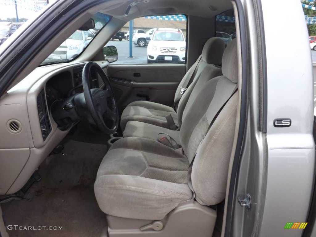 2003 Silverado 2500HD LS Regular Cab - Light Pewter Metallic / Tan photo #12