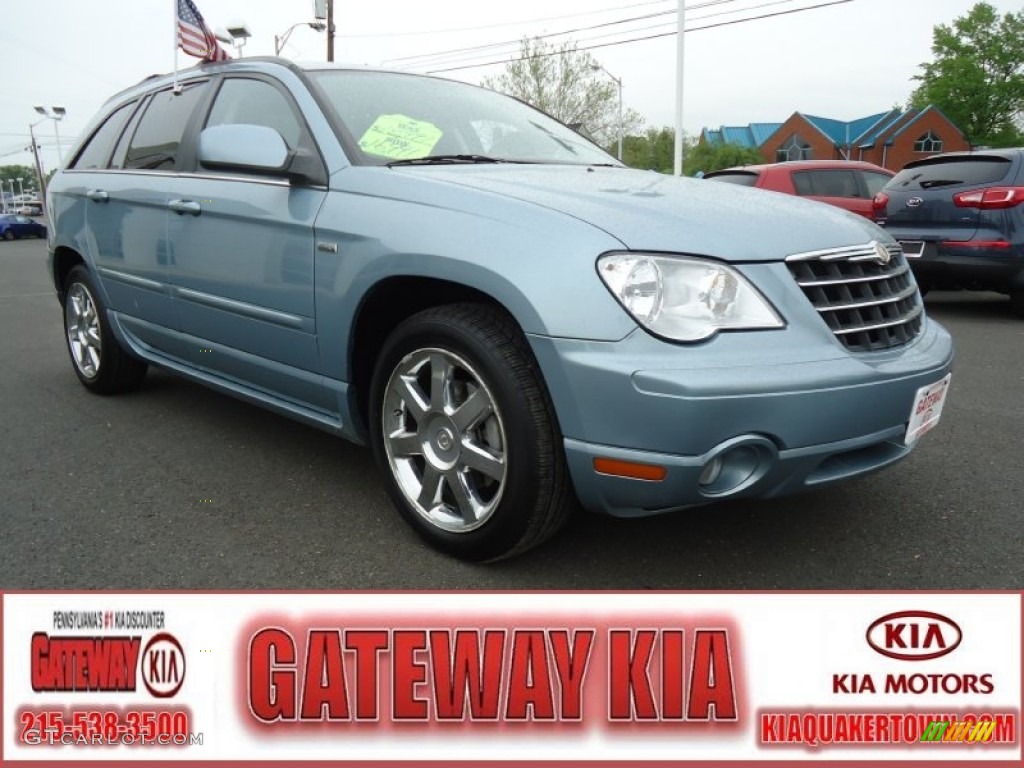 2008 Pacifica Touring - Clearwater Blue Pearlcoat / Pastel Slate Gray photo #1