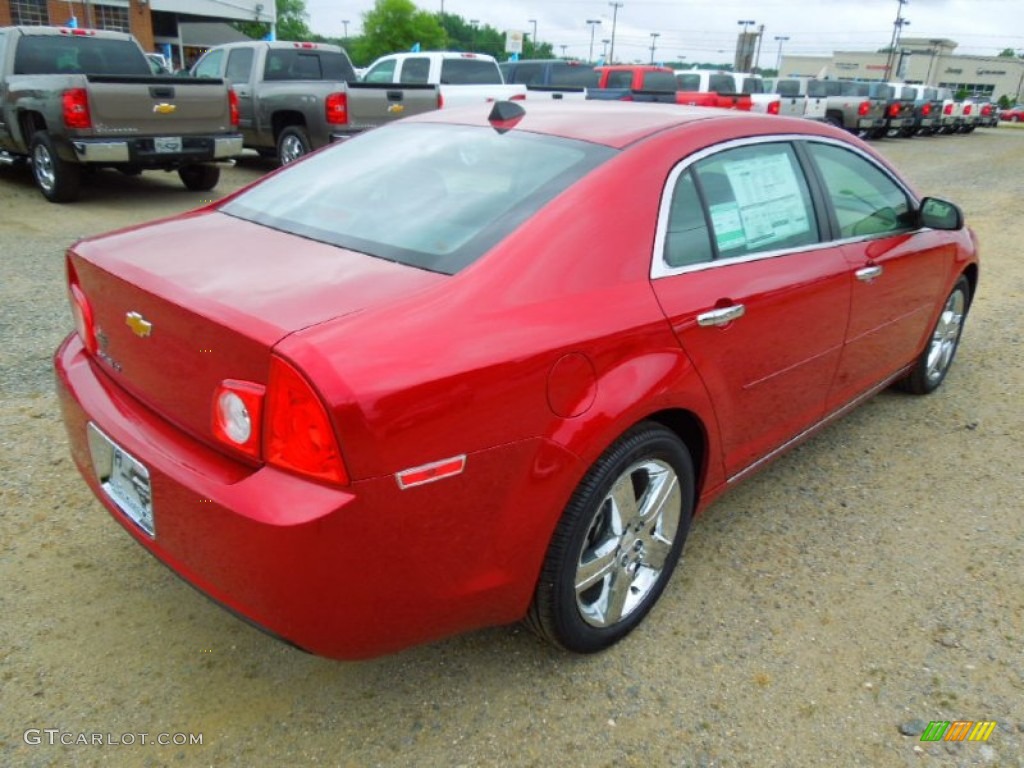 2012 Malibu LT - Crystal Red Tintcoat / Cocoa/Cashmere photo #5