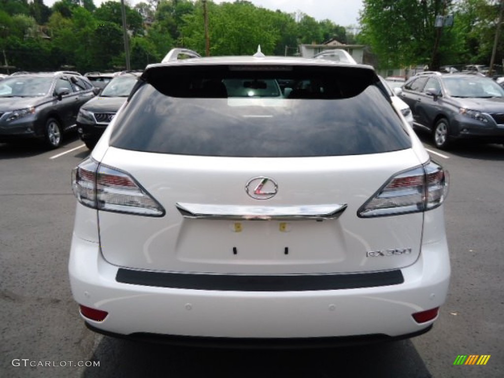 2012 RX 350 AWD - Starfire White Pearl / Black photo #3