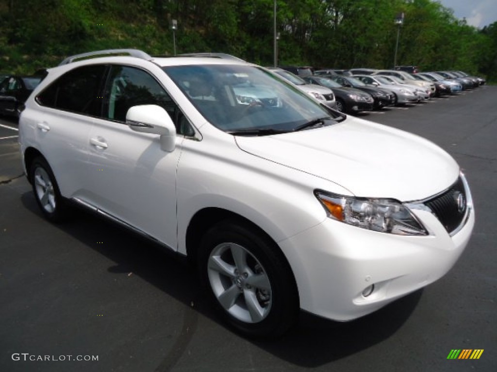 2012 RX 350 AWD - Starfire White Pearl / Black photo #6
