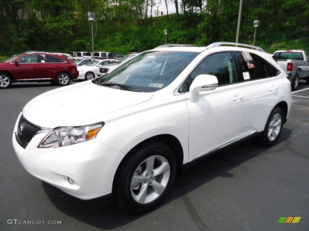 2012 RX 350 AWD - Starfire White Pearl / Black photo #8