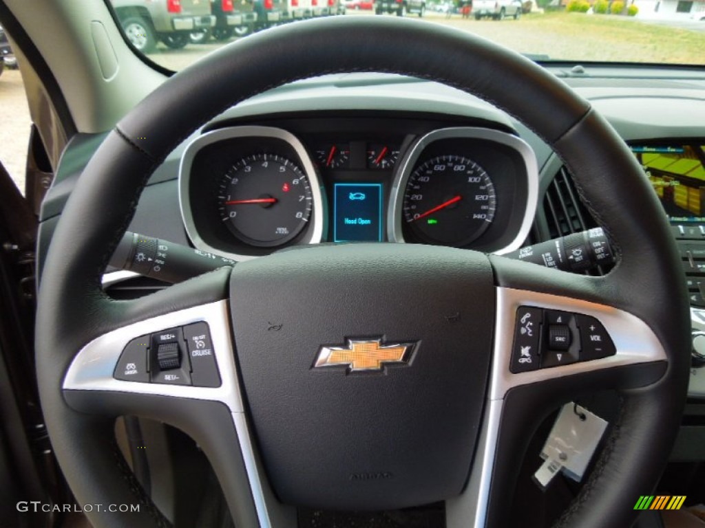 2012 Equinox LT - Mocha Steel Metallic / Jet Black photo #14