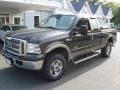 2005 Dark Stone Metallic Ford F250 Super Duty Lariat SuperCab 4x4  photo #2