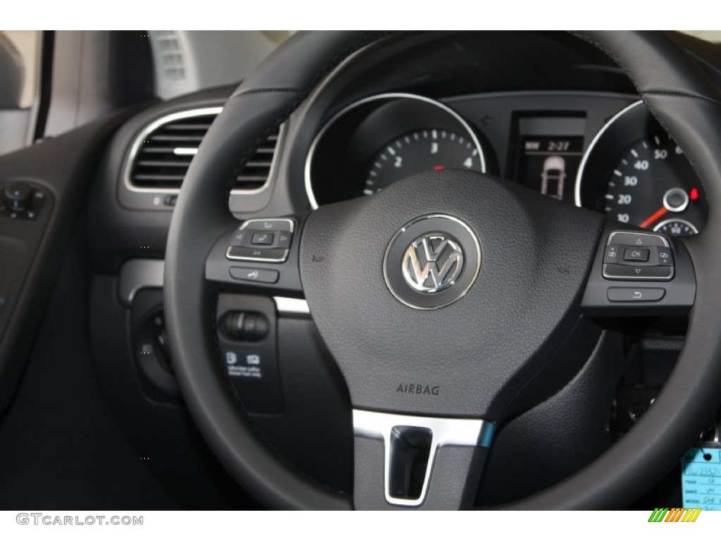 2012 Golf 2 Door TDI - Reflex Silver Metallic / Titan Black photo #9