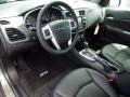 2012 Chrysler 200 Black Interior Prime Interior Photo