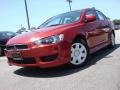 2011 Rally Red Metallic Mitsubishi Lancer ES  photo #1