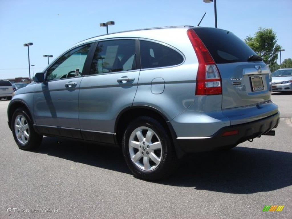 2008 CR-V EX-L - Glacier Blue Metallic / Gray photo #4