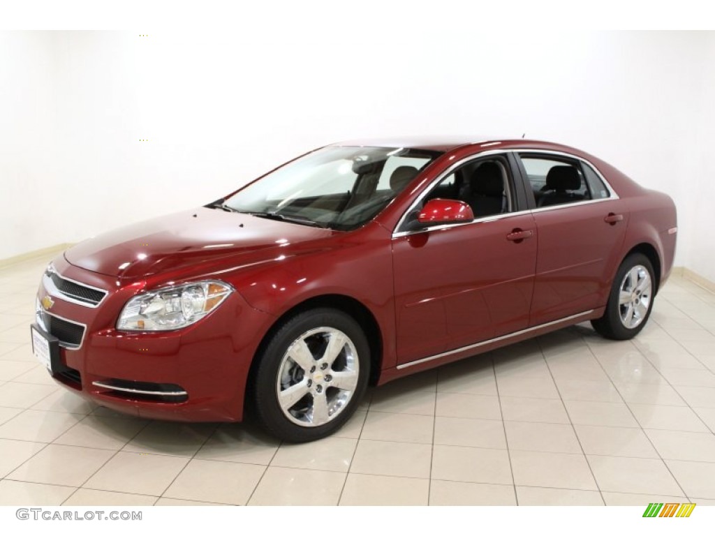 2011 Malibu LT - Red Jewel Tintcoat / Ebony photo #3