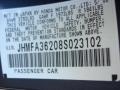 Galaxy Gray Metallic - Civic Hybrid Sedan Photo No. 20