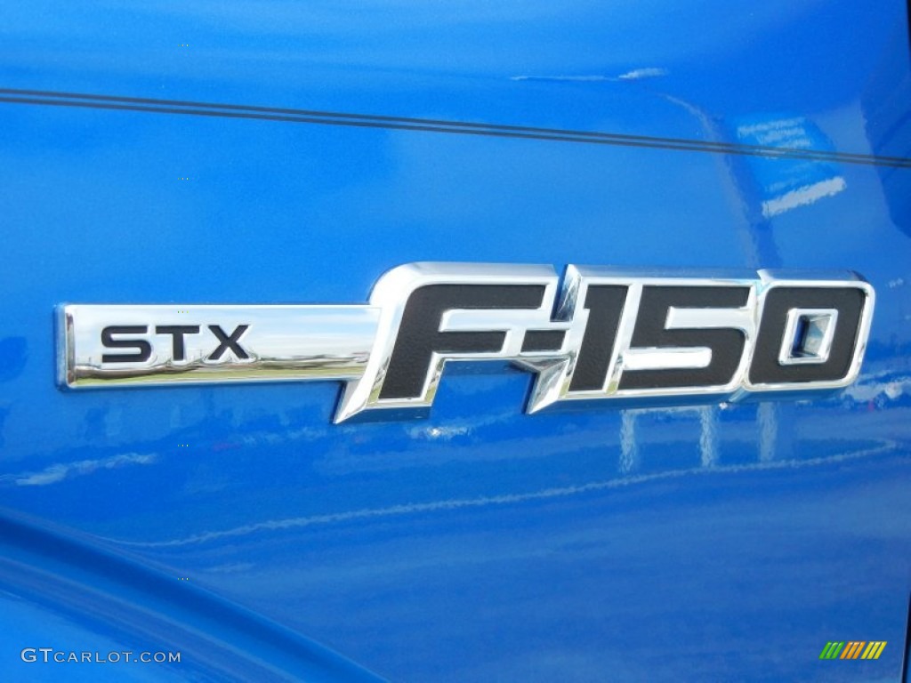2010 F150 STX SuperCab - Blue Flame Metallic / Medium Stone photo #9