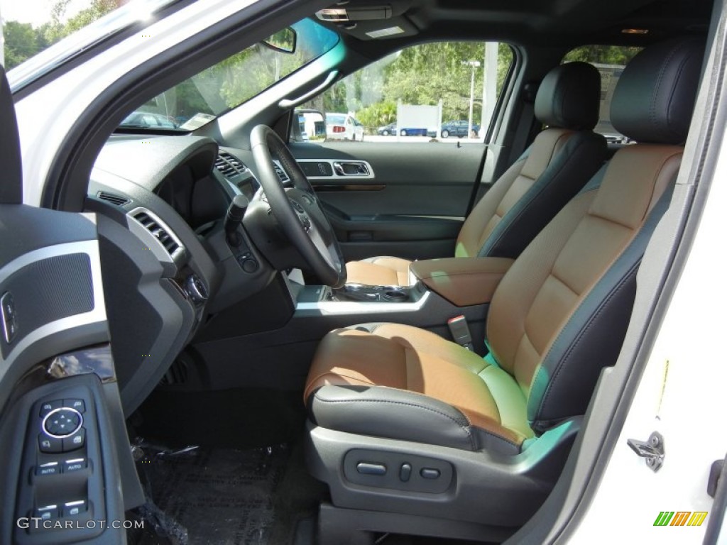 Pecan/Charcoal Black Interior 2013 Ford Explorer Limited Photo #64888505