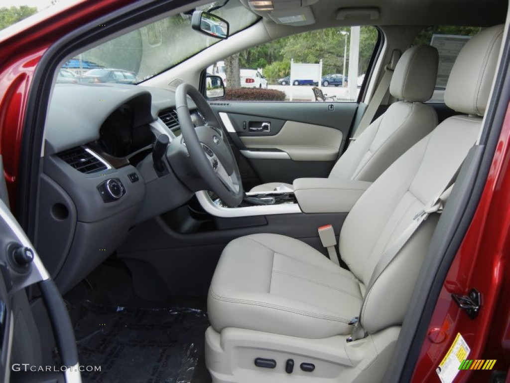 Medium Light Stone Interior 2013 Ford Edge Limited Photo #64888742
