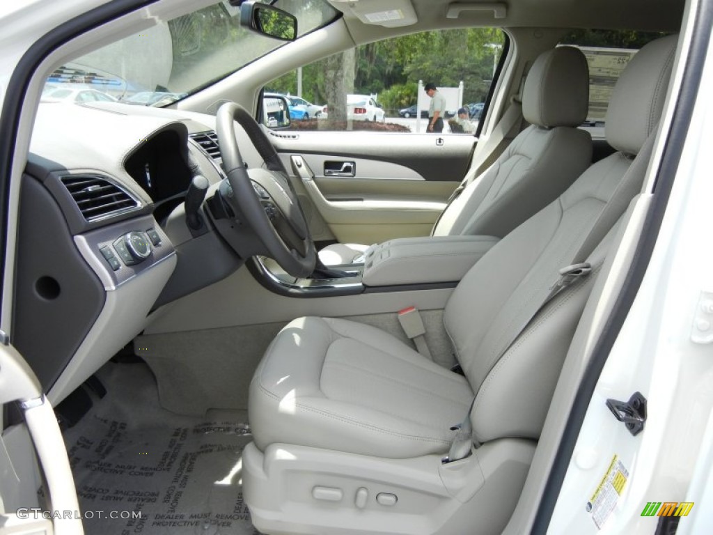 Medium Light Stone Interior 2013 Lincoln MKX FWD Photo #64888853