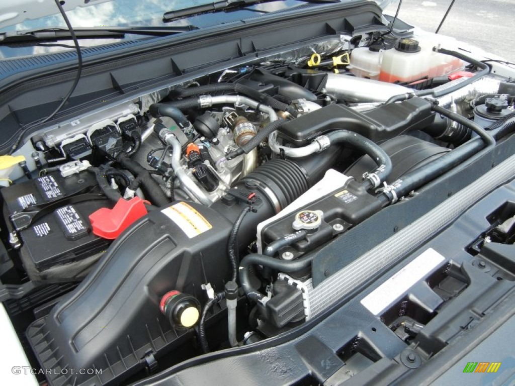 2012 Ford F350 Super Duty XL Crew Cab Dually Engine Photos
