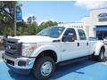 2012 Oxford White Ford F350 Super Duty XL Crew Cab 4x4 Dually  photo #1