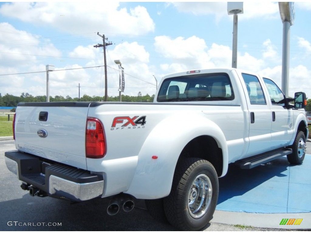 Oxford White 2012 Ford F350 Super Duty XL Crew Cab 4x4 Dually Exterior Photo #64889147