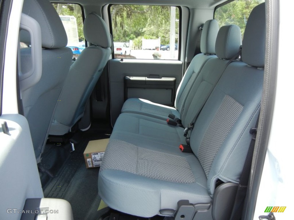 2012 Ford F350 Super Duty XL Crew Cab 4x4 Dually Rear Seat Photo #64889171