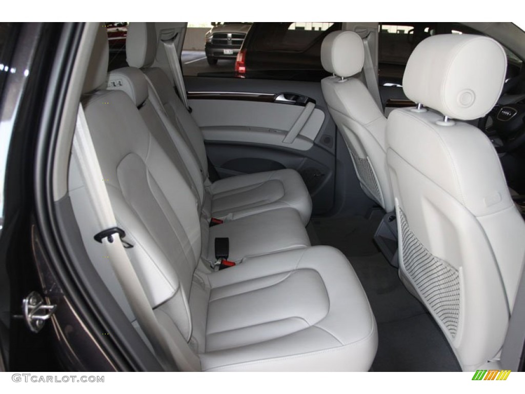 Limestone Gray Interior 2012 Audi Q7 3.0 TFSI quattro Photo #64889969