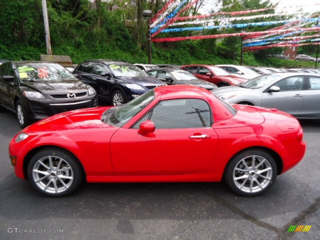 True Red 2012 Mazda MX-5 Miata Grand Touring Hard Top Roadster Exterior Photo #64890550