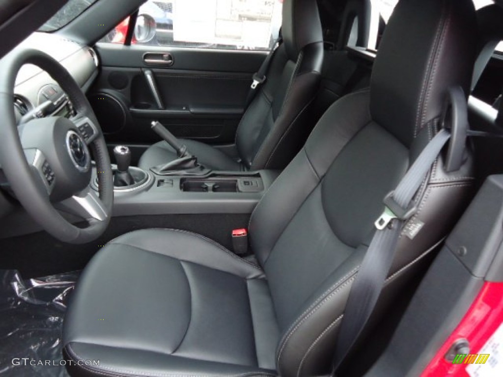 Black Interior 2012 Mazda MX-5 Miata Grand Touring Hard Top Roadster Photo #64890596
