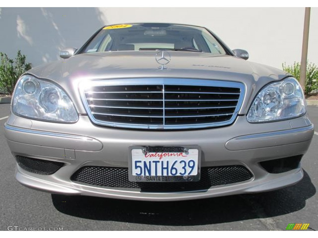 2004 S 500 Sedan - Pewter Silver Metallic / Java photo #2