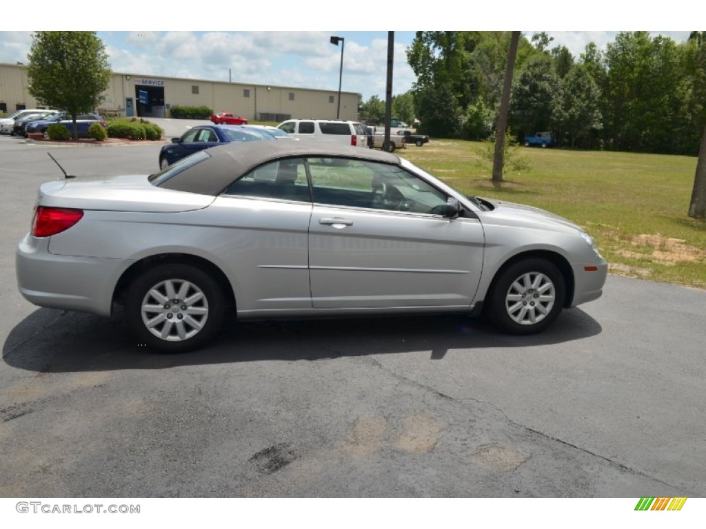 2008 Sebring LX Convertible - Bright Silver Metallic / Dark Slate Gray/Light Slate Gray photo #4