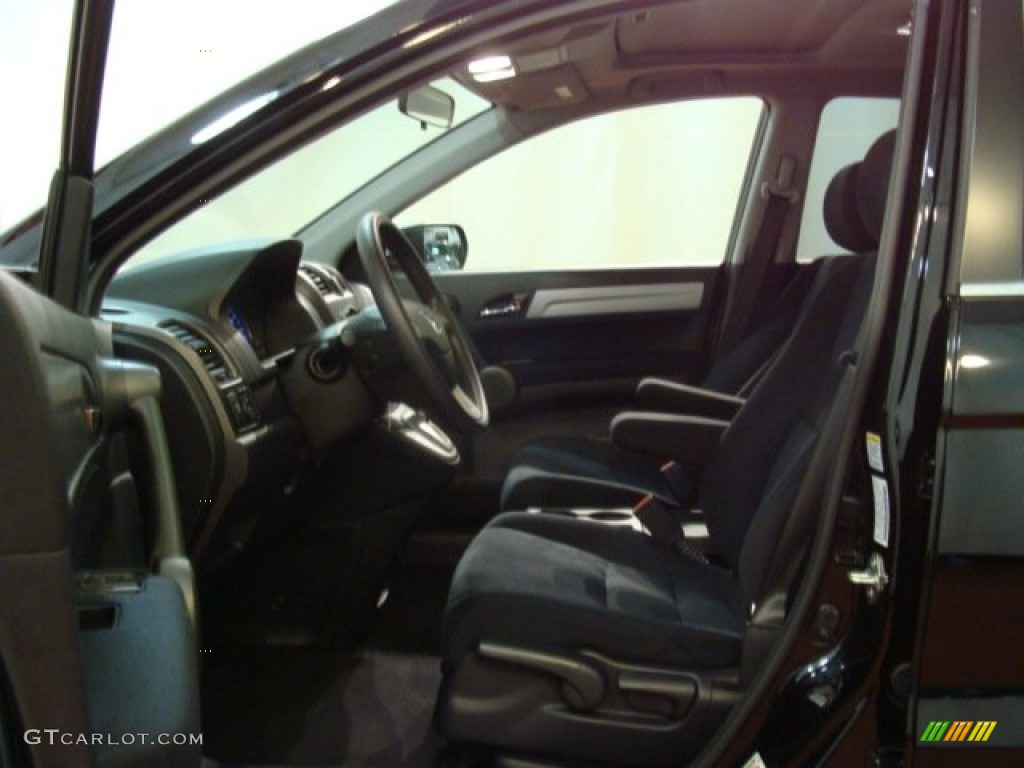 2011 CR-V EX 4WD - Crystal Black Pearl / Black photo #9