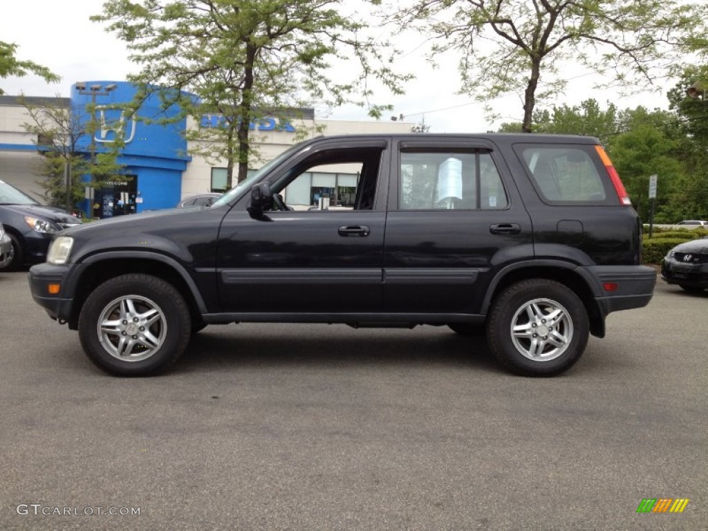 2000 CR-V EX 4WD - Nighthawk Black Pearl / Dark Gray photo #1