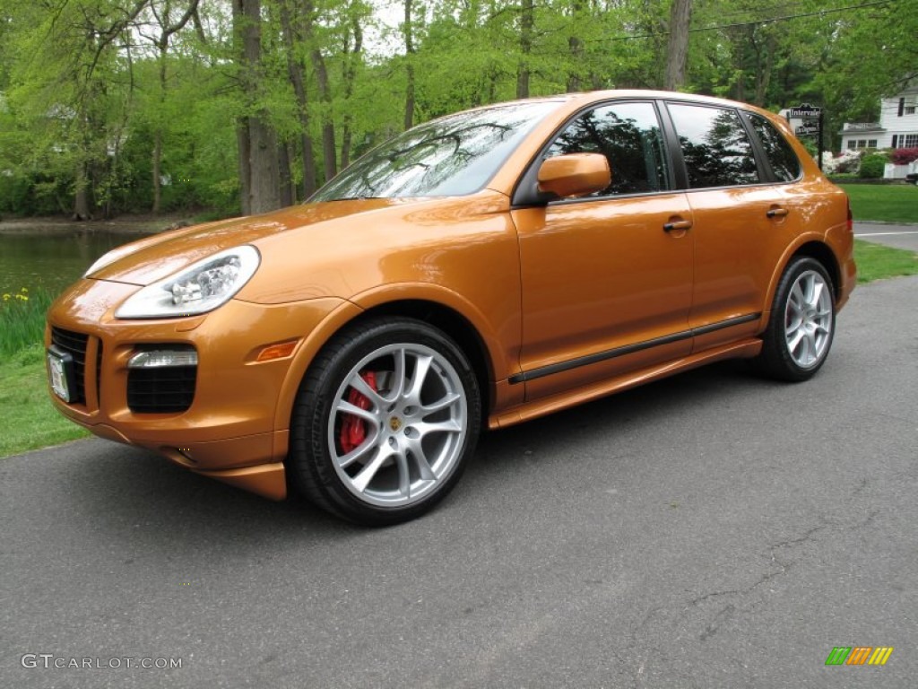 Nordic Gold Metallic 2009 Porsche Cayenne GTS Exterior Photo #64898075