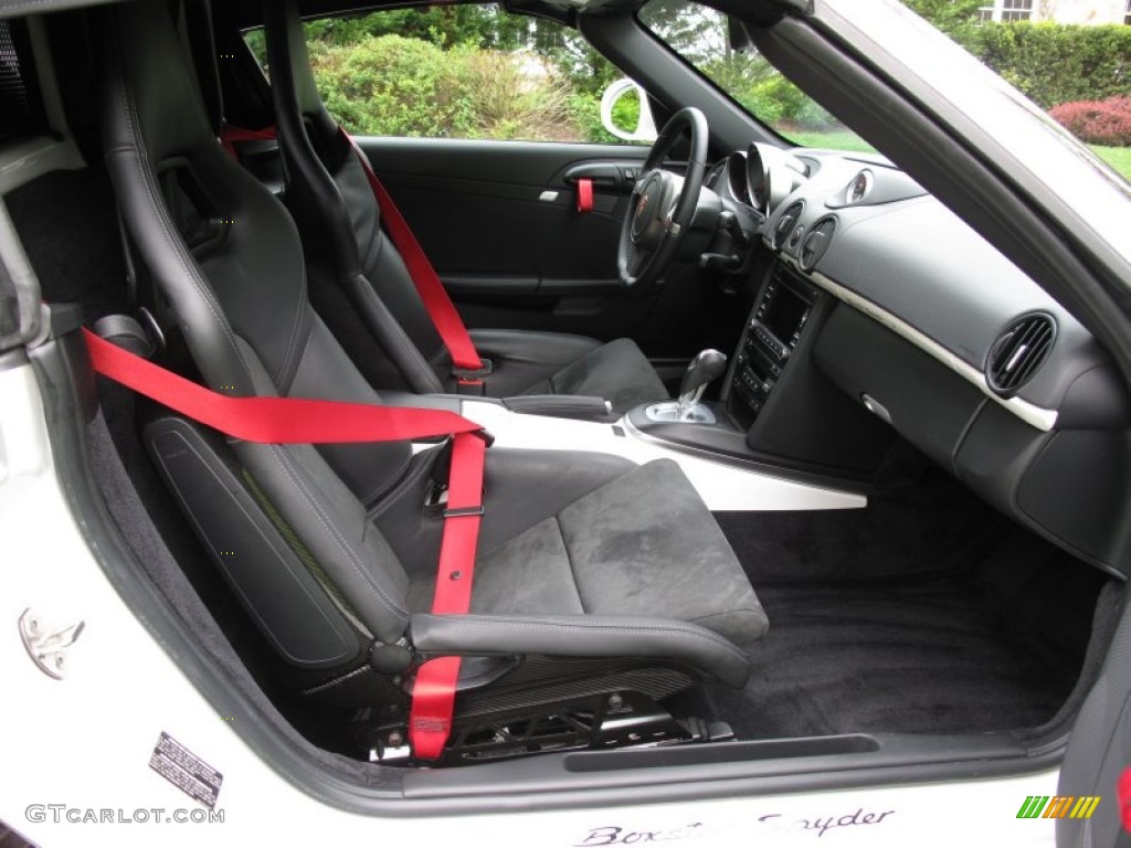 Black w/Alcantara Interior 2011 Porsche Boxster Spyder Photo #64898417