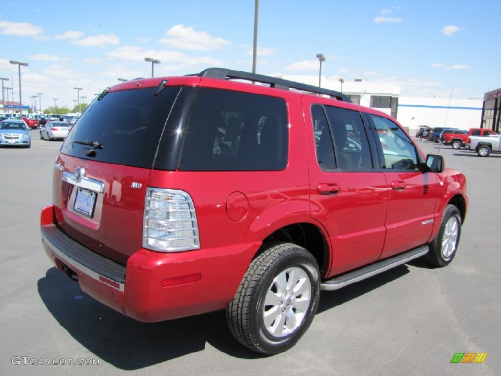 2010 Mountaineer V6 AWD - Sangria Red Metallic / Camel photo #7