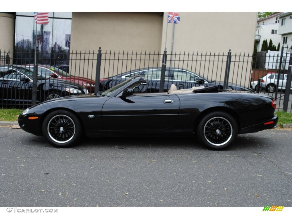 Anthracite Black Mica 2000 Jaguar XK XK8 Convertible Exterior Photo #64899650