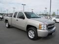 2008 Silver Birch Metallic Chevrolet Silverado 1500 LT Extended Cab 4x4  photo #1