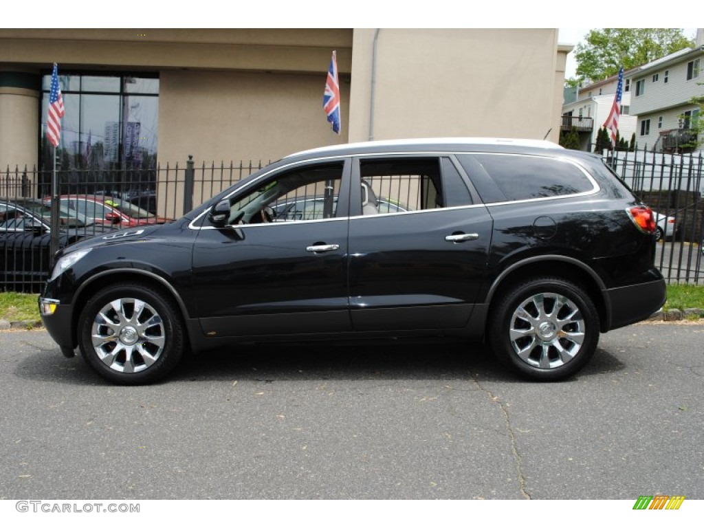 2011 Enclave CXL AWD - Carbon Black Metallic / Titanium/Dark Titanium photo #3